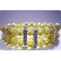 Topaz shamballa bracelet